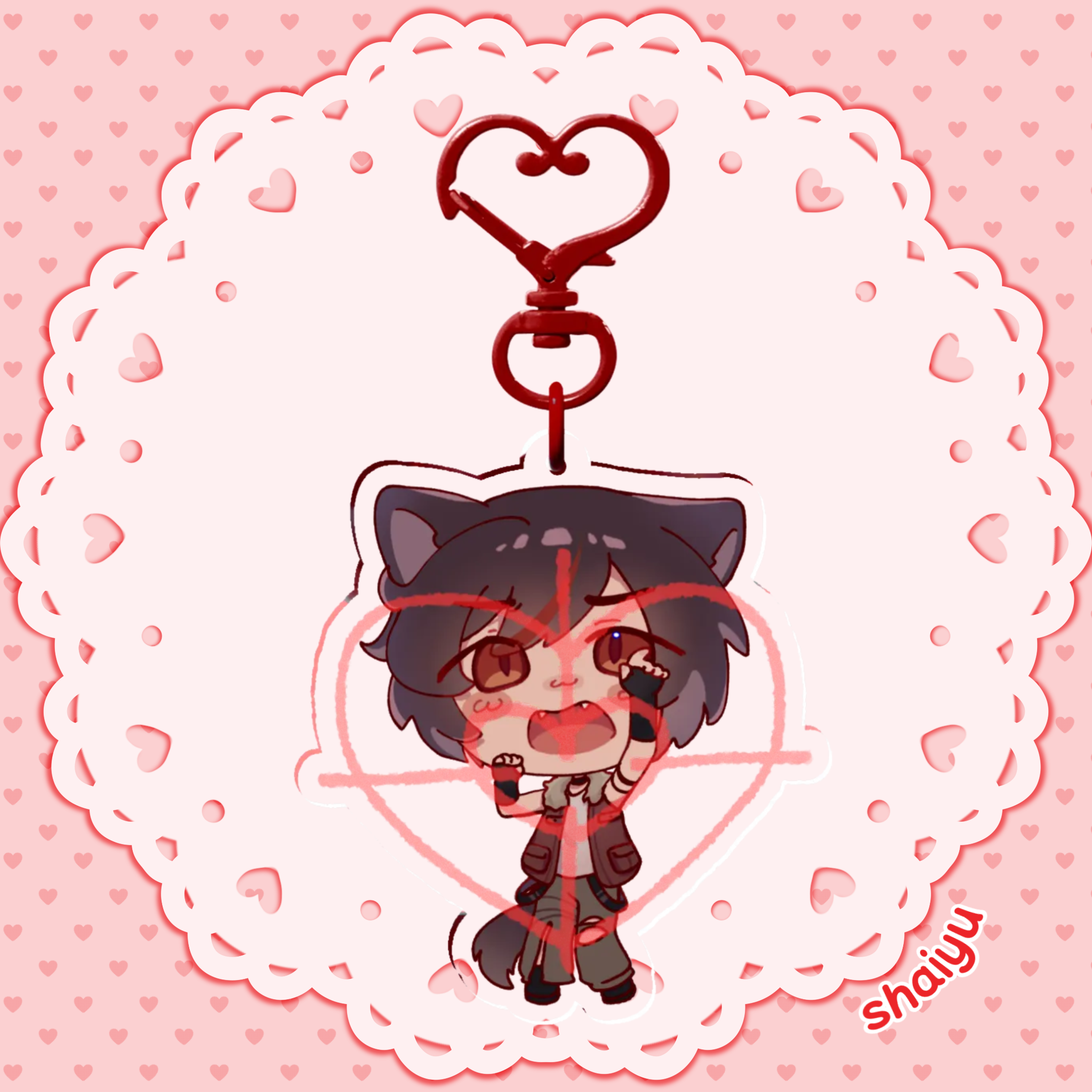 Werewolf Amato ꨄ︎ Keychain