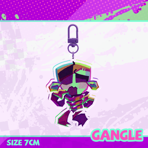 Gangle Clear Keychain