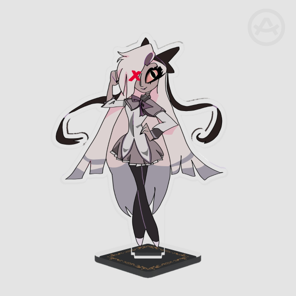 Vaggie Standee Hazbin Hotel Madoka Magica Inspired