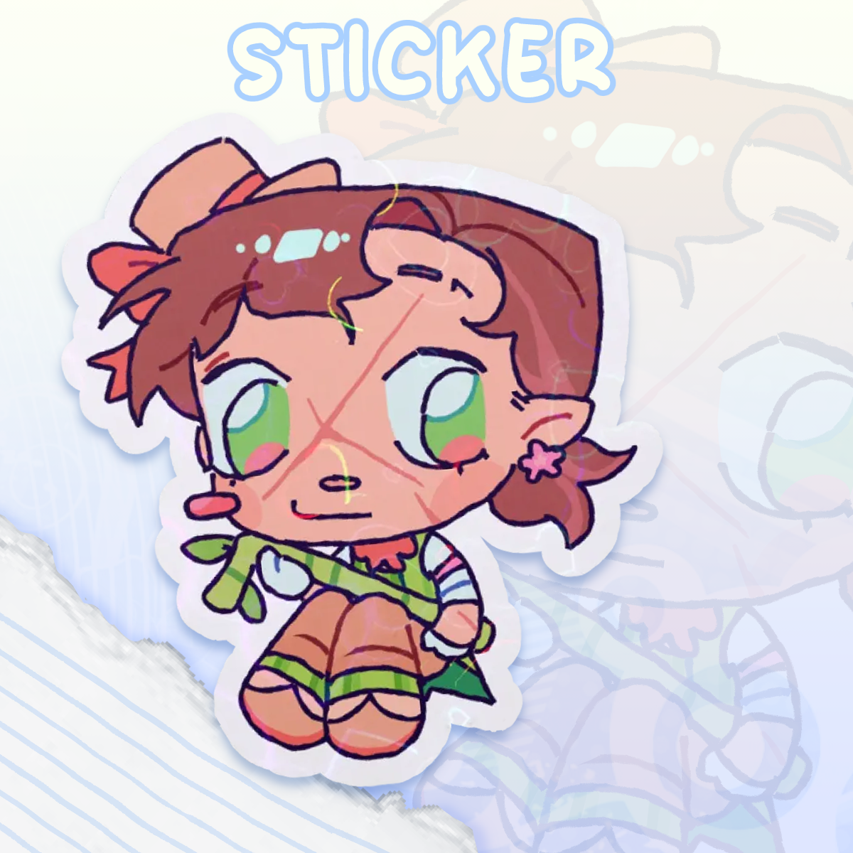 Bamboozler Scar Sticker