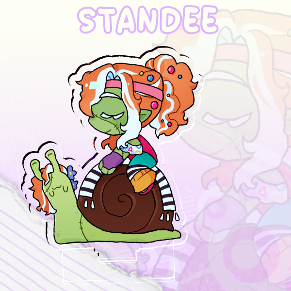 ZombieCleo Snail Standee