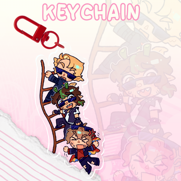 Climbing into Conversation Keychain