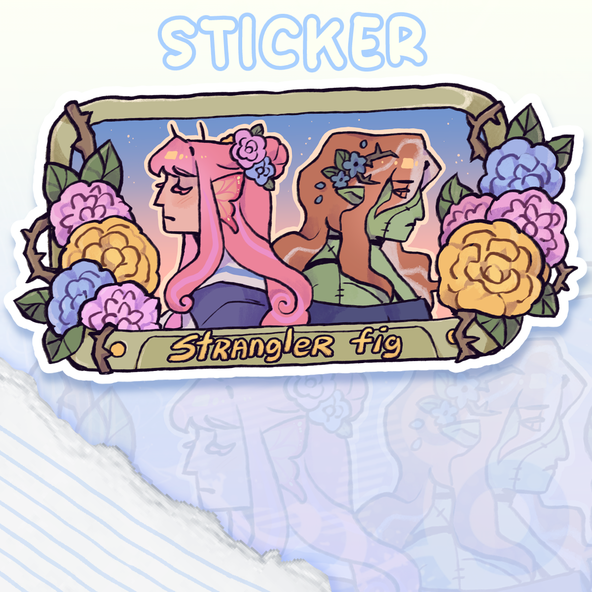 ShadowRot Strangler Fig Sticker