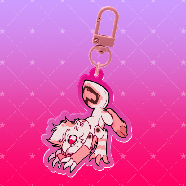 AngelDust Creatura Acrylic Keychain (Hazbin Hotel)