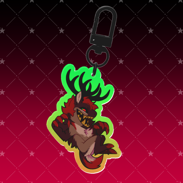 Alastor Creatura Acrylic Keychains (Hazbin Hotel)