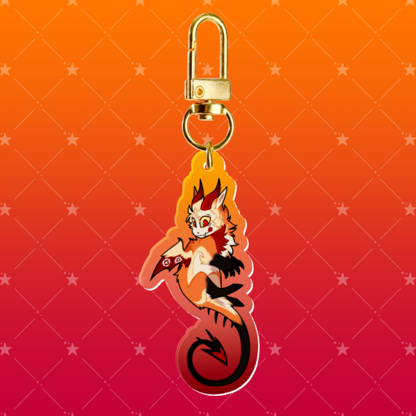Lucifer Creatura Acrylic Keychains (Hazbin Hotel)