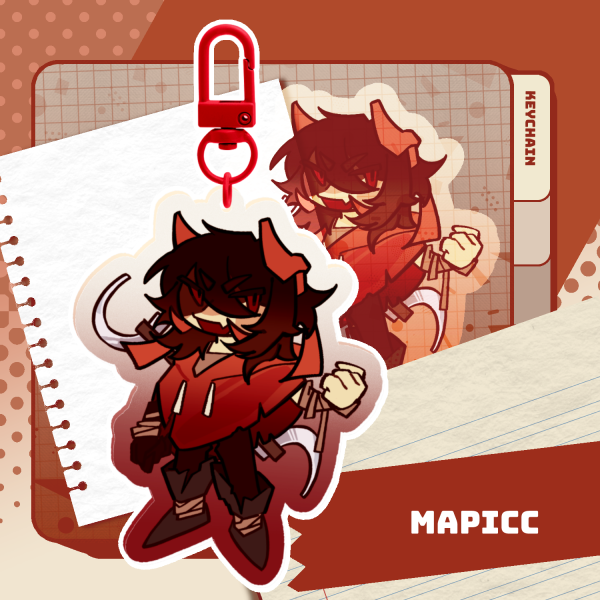Casual Style: Mapicc Acrylic Keychain