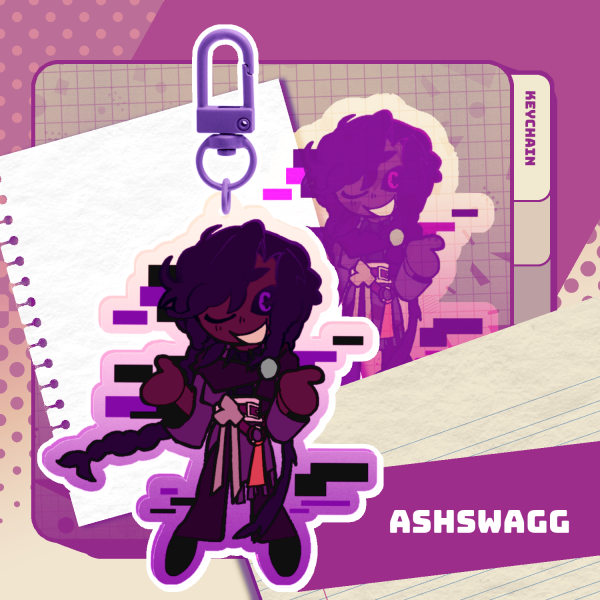 Casual Style: ashswagg Acrylic Keychain