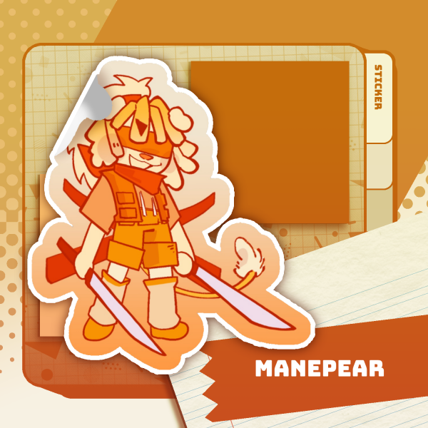 Casual Style: ManePear Sticker