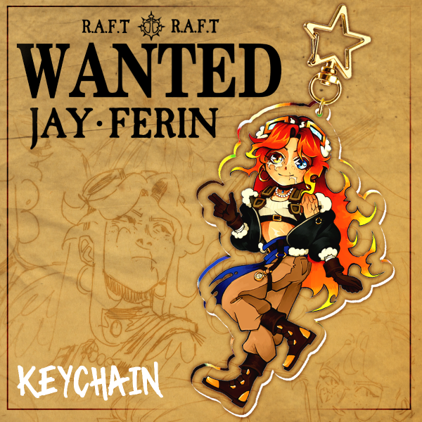 JAY FERIN  ||  Clear Acrylic Keychain