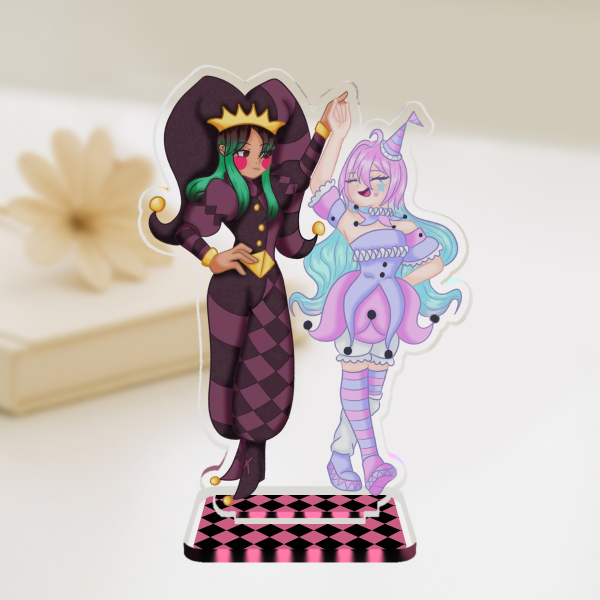 Clown dance Clear Acrylic Standee