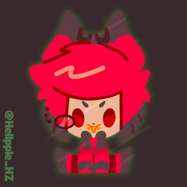 Alastor Full Bleed Acrylic Keychain
