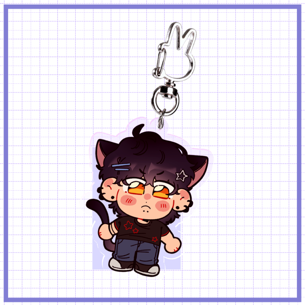 Kitty Riku Keychain
