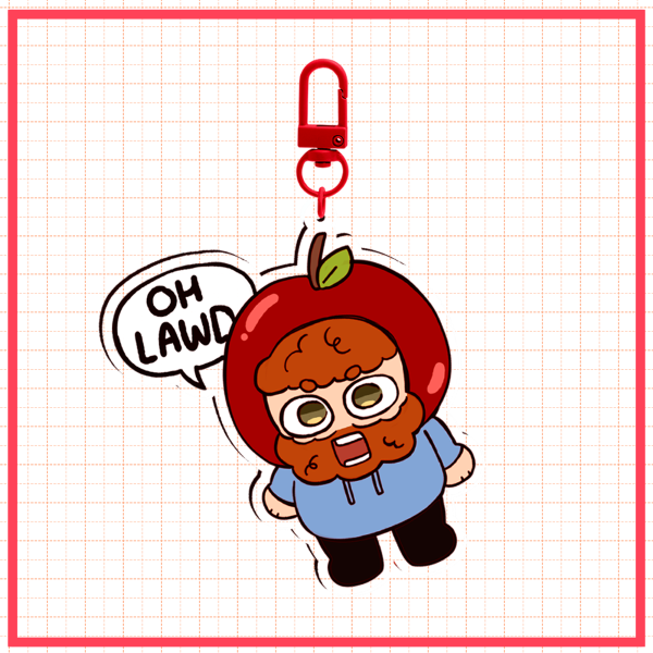 Apple Caseoh Keychain