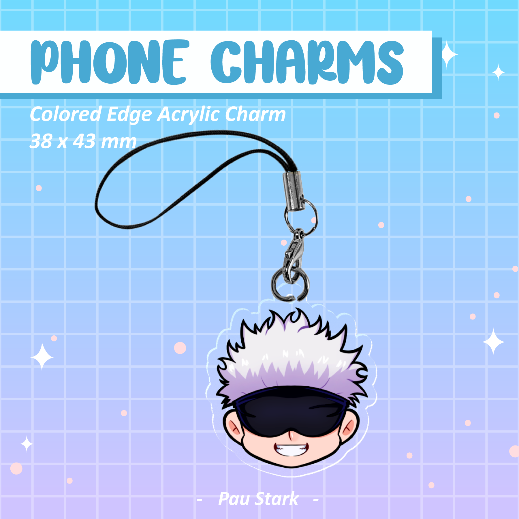 Gojo Phone Charm