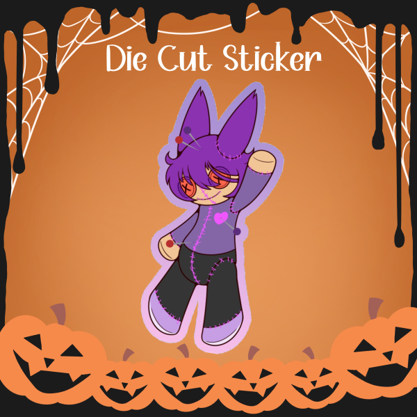 Mist Voodoo doll | Die Cut Sticker