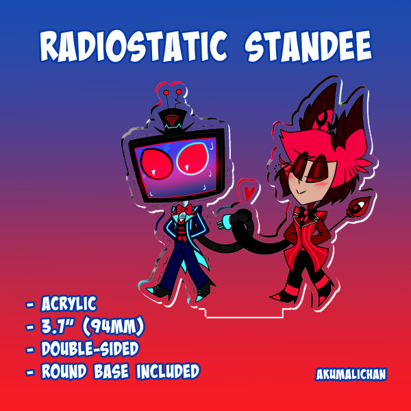 Chibi RadioStatic Acrylic Standee