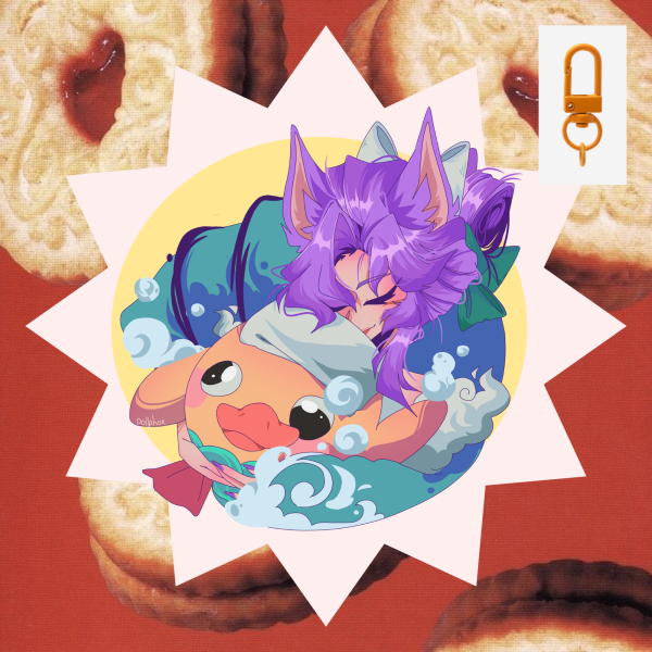 Ahri Spirit Blosom Keychain