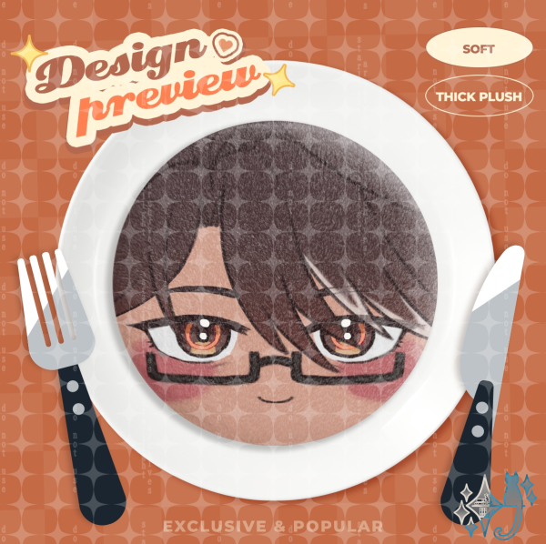 Welt Mochi-Mochi Face Badge