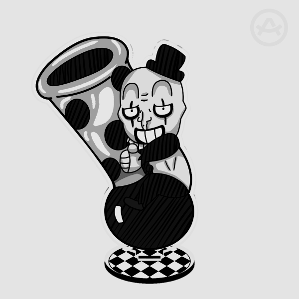 Art The Clown with Horn Standees