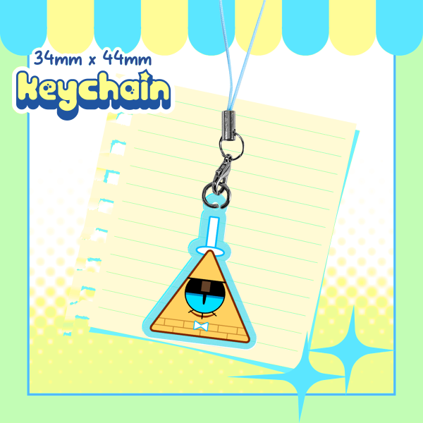 Tiny Deity!Bill Keychain