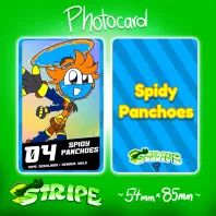 Spidy Panchoes Holographic Photocard