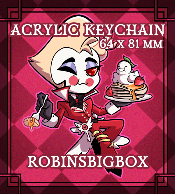 Chibi Maid Lucifer Acrylic Keychain