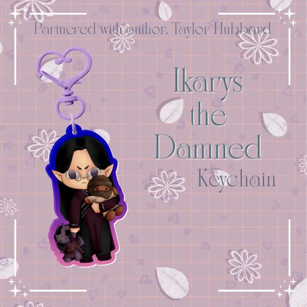 Ikarys Plush || Colored Edge Acrylic Keychain