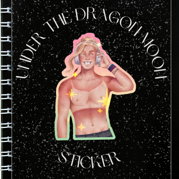 Heatstroke Leo || Colored Edge Die Cut Sticker