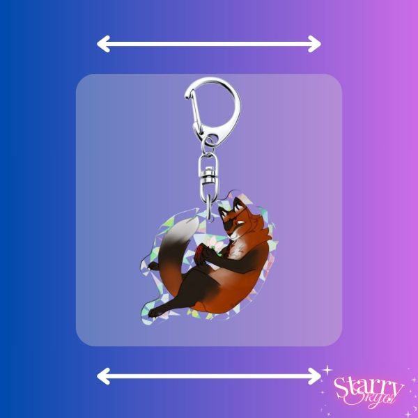 [TGCF]Broken Glass Acrylic Keychain | Fox Hua Cheng
