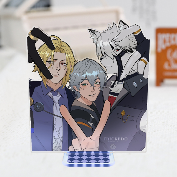 ZZZ - Lycaon, Hugo & Wise Clear Acrylic Standees