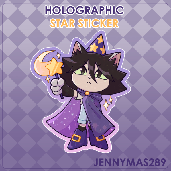 [OC] Oliver - Holographic Star Sticker