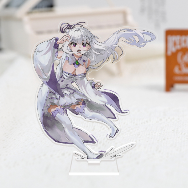 Clear Acrylic Emilia