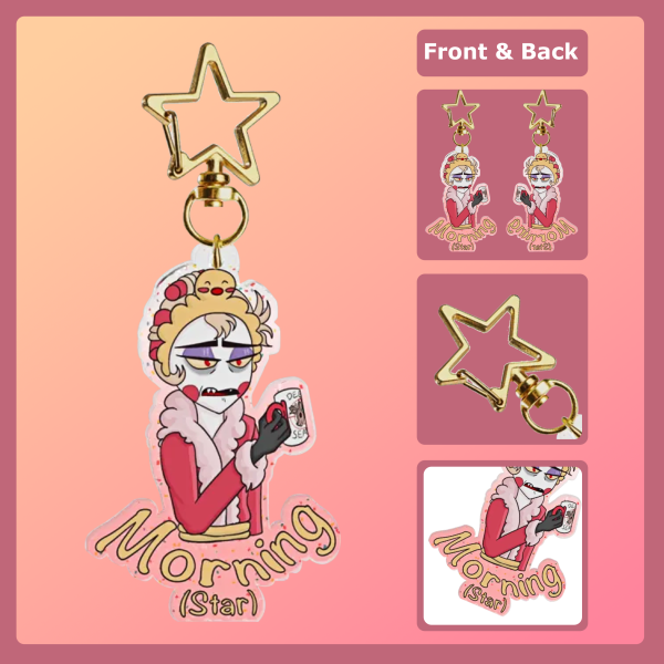 Lucifer Morning(Star) – Glitter Acrylic Keychain