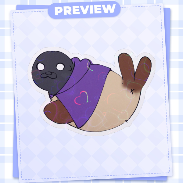 Steph Seal Sticker