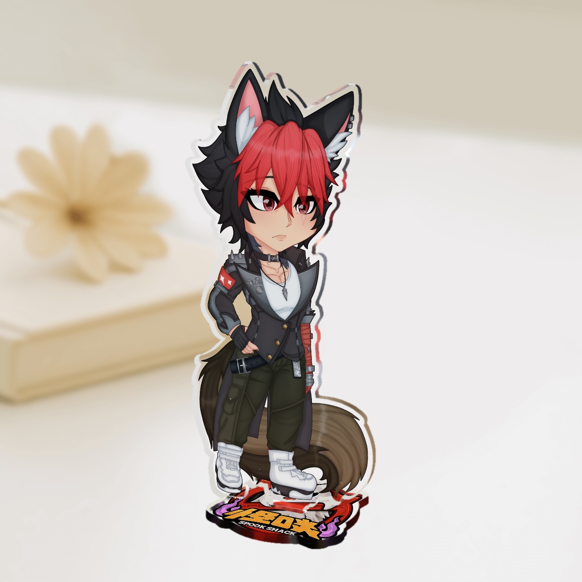 Clear Acrylic Standee manato zenless zone zero by derpy VR - ACGGOODS