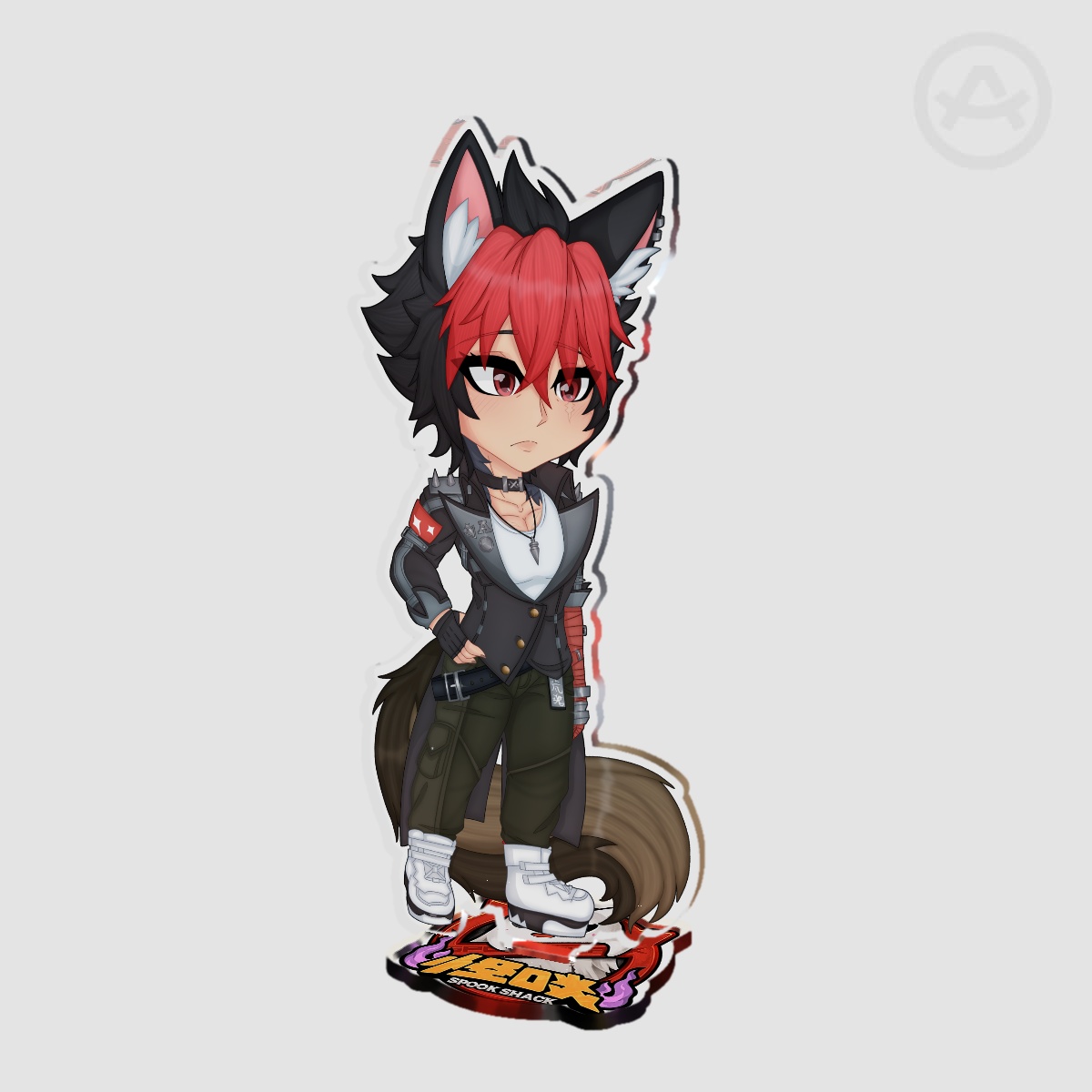 Clear Acrylic Standee manato zenless zone zero by derpy VR - ACGGOODS