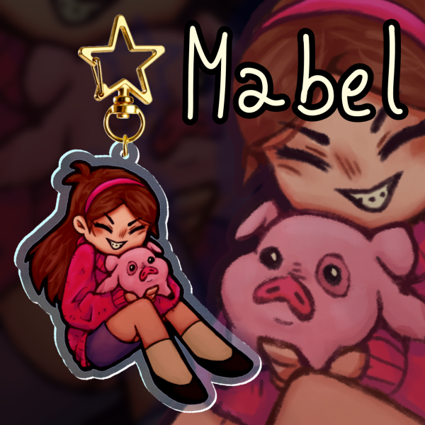 Mabel Pines Acrylic Keychain