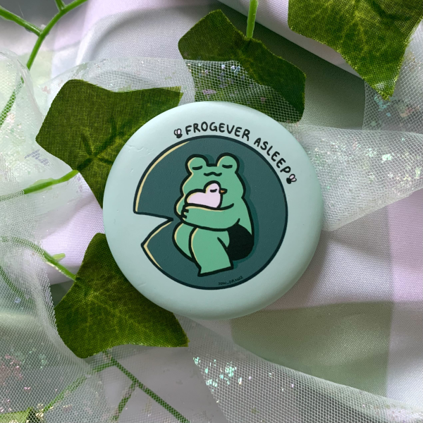 'Frogever asleep' badge