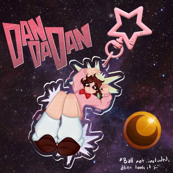 DanDaDan Inspired Momo Keychain