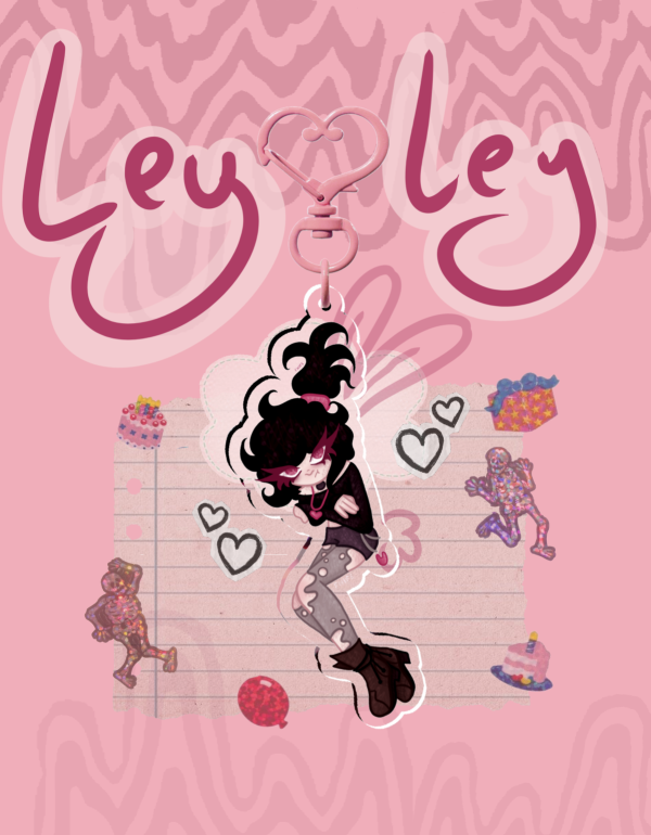 TCOAAL Inspired Ashley Hair Hangning Keychain