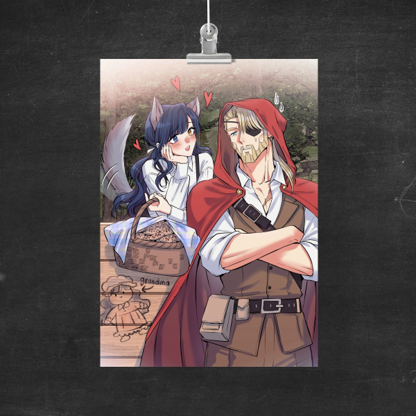 [FILWMEG] Red Hood AU - A4 Poster