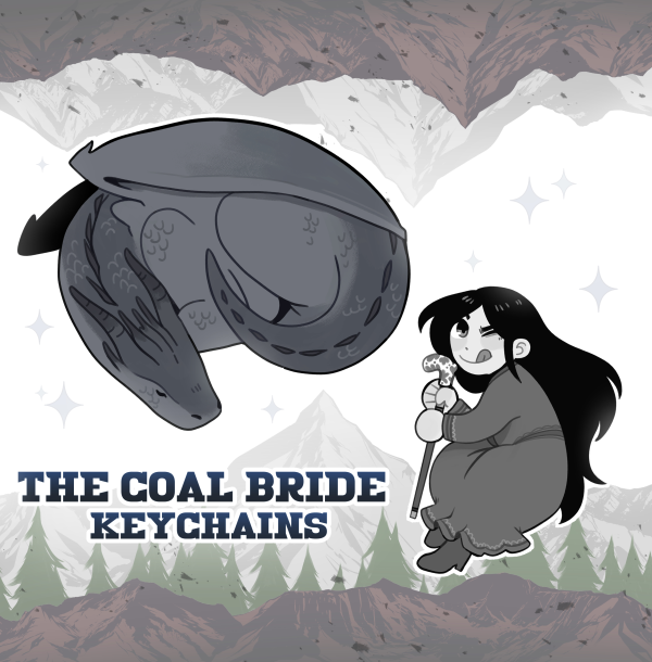 Sleeping Ares - Clear Acrylic Keychain