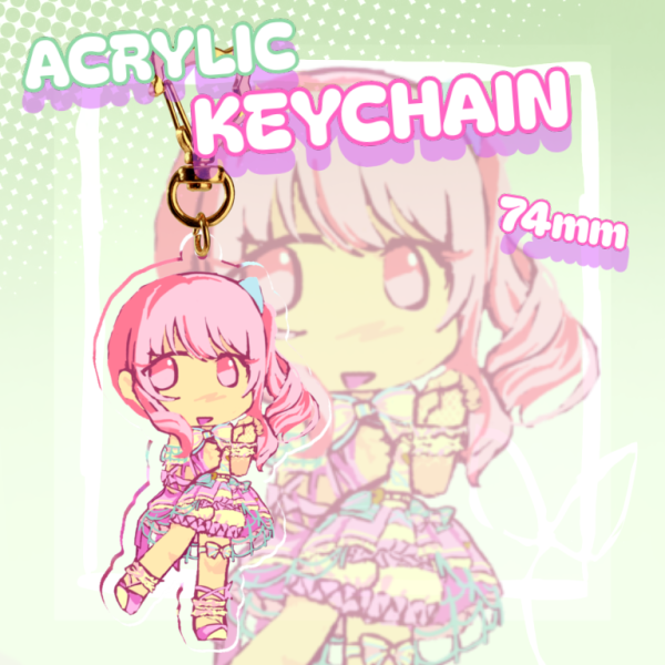 Secret Distance Mizuki Akiyama Acrylic Keychain