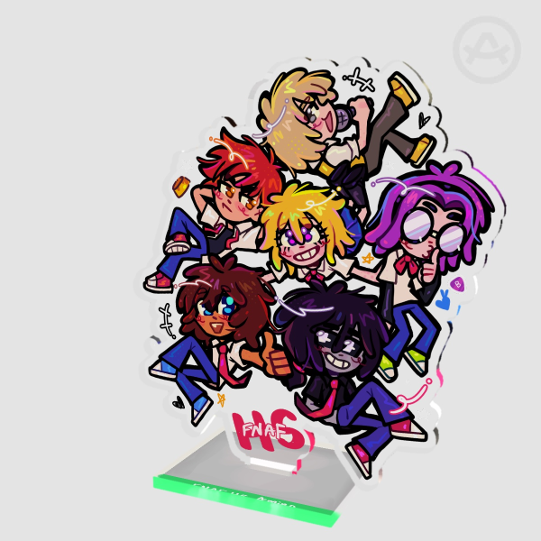 FNAFHS [Clear Acrylic Standees] los animatronicos ✦♫