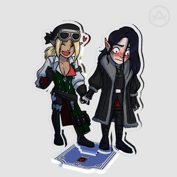 Stephanivien and Artoirel Standee