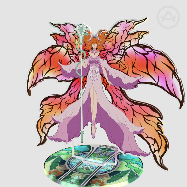 Titania Clear Acrylic Standees
