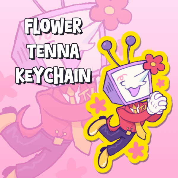 [DR] Flower Tenna Keychain