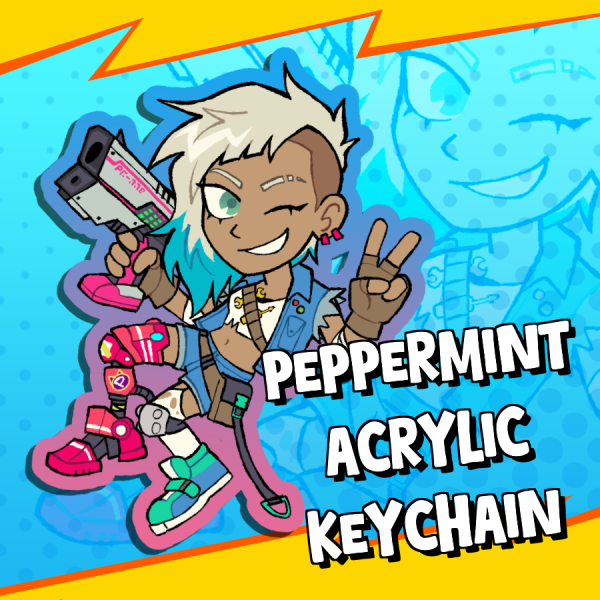 [HFR] Peppermint Keychain