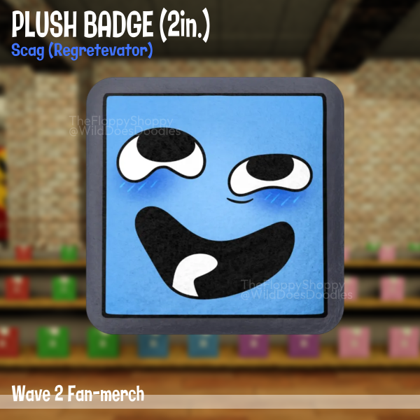 Scag Square Plush Badge